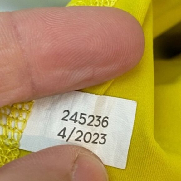 Outdoor Voices Volley Dress Exercise Athletic Yellow Sleeveless Raceback Medium - Picture 7 of 8